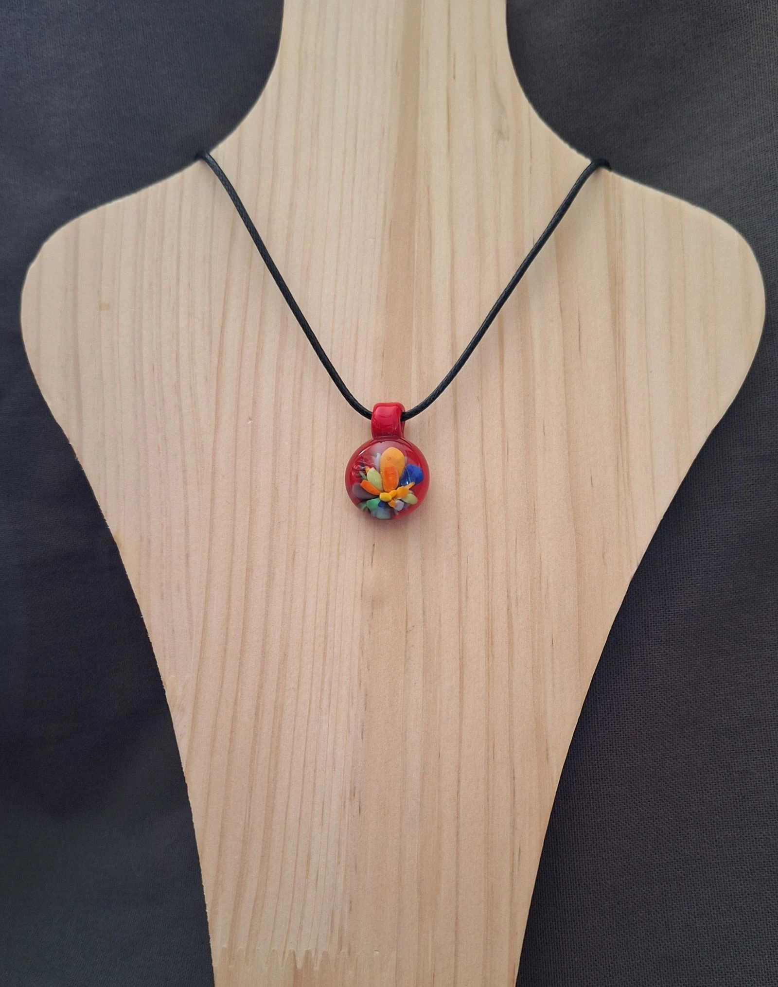 Handgemaakte glas hanger – photo 2